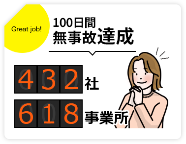 無事故達成